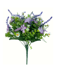Daisy/Lavender Bush 36cm Purple/Fuchsia