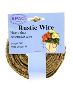 Rustic Wire Green x 21 Meters