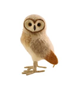23cm Standing Felt Owl