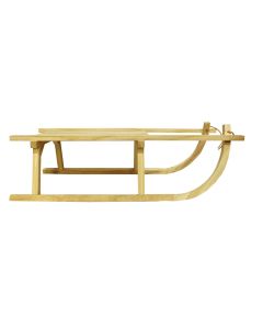 78cm Wood Sleigh Display Natural