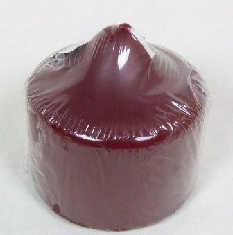 80/80 Chapel Candle Dark Red-0