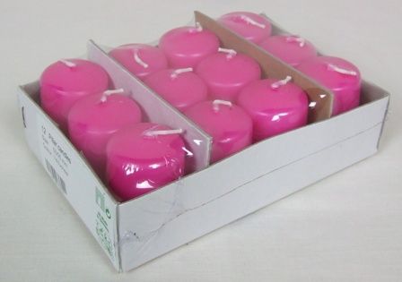 50/35 Pillar Candle x12 - Fuchsia-0