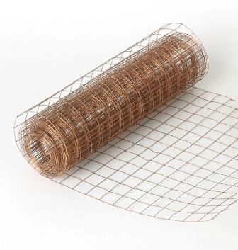 35cm Copper Floral Mesh x 5mtrs-0