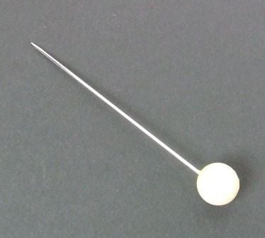 Pearl Headed Pearl Pins Ivory 10mm x 72pcs-0