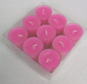 4 Hour T-Lights x 18 Pink-0