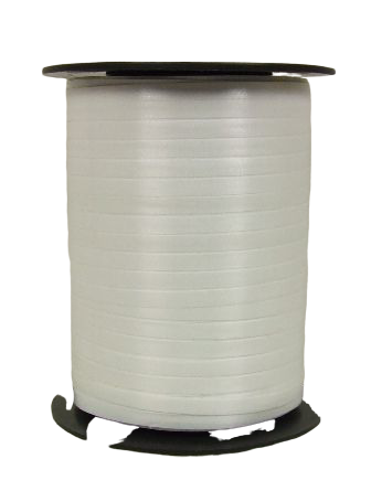 5mm x 500mtr Curling Ribbon Snow White-0