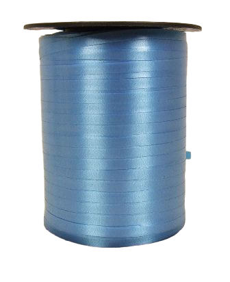 5mm x 500mtr Curling Ribbon Azure Blue-0