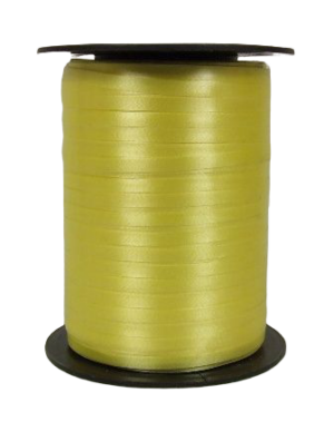 5mm x 500mtr Curling Ribbon Light Yellow-0