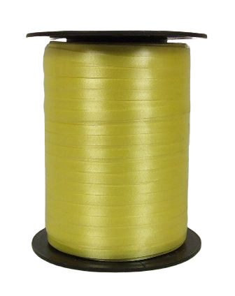 5mm x 500mtr Curling Ribbon Light Yellow-0