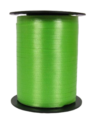 5mm x 500mtr Curling Ribbon Lime Green-0
