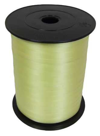 5mm x 500mtr Curling Ribbon Cream-0