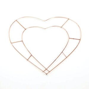 12 "Wire Open Heart x 20pcs-0