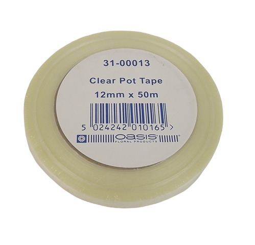 Clear Pot Tape 12mm x 50mtr-0