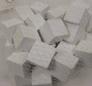 Wooden Cubes 2cm x 50pcs Misty White-0