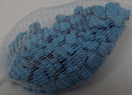 Wooden Hearts 1cm x 200pcs Aquamarine-0