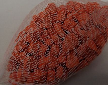 Wooden Hearts 1cm x 200pcs Orange-0