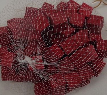 Wooden Cubes 1.5cm Red x 100pcs-0