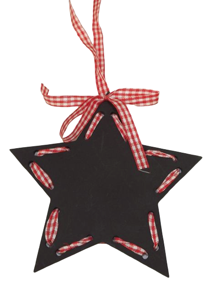 Star Chalkboard Hanger 12cm-0