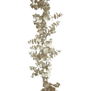 Sparkle Eucalyptus Garland 180cm Champagne-0