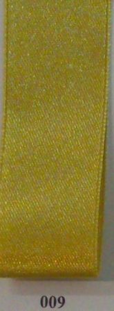 Double Face Satin 6.5mm x 50Mtr Mustard-0