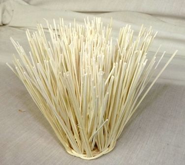 Rattan Core Round Small 6 x 13cm Bleached-13090