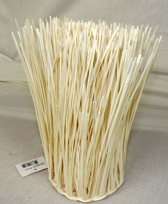 Rattan Core Round Medium 10 x 20cm Bleached-13084