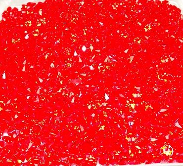 6mm Decor Diamante Diamonds 500g Red-0