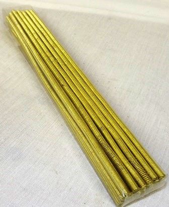 Wire Spiral 25cm Gold-13023