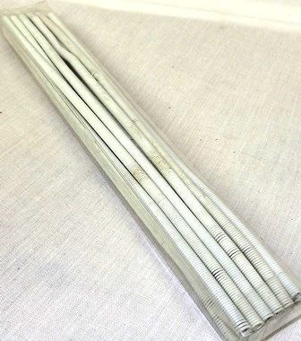 Wire Spiral 25cm White-13033