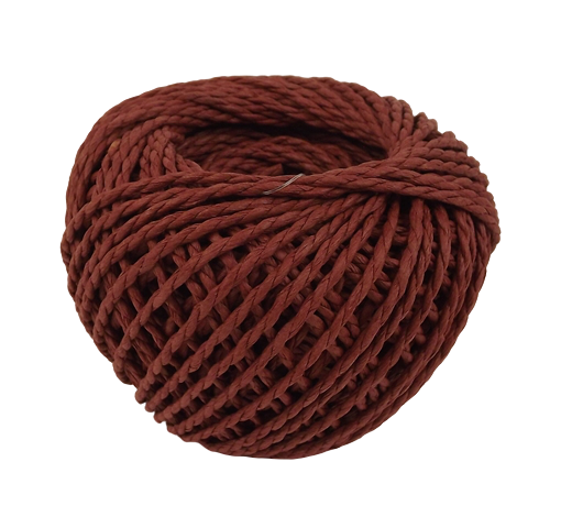 Paper Rope Spool Brown-0