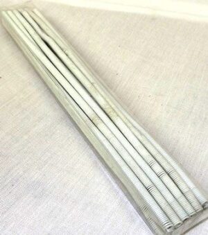 Wire Spiral 25cm White-0
