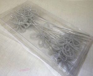 Wire Spring Butterfly Silver o/wr-0
