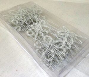 Wire Spring Butterfly White o/wr-0