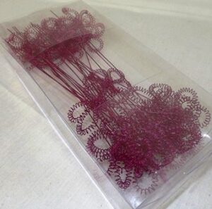Wire Spring Flower Fuchsia o/wr-0