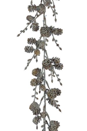 Iced Cone Garland 150cm-0