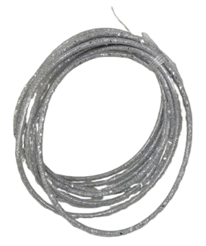 180cm Glittered Rope Silver-0