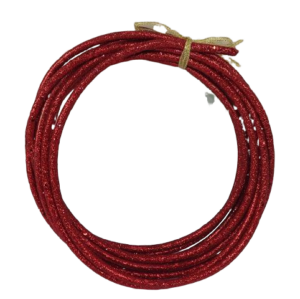 180cm Glittered Rope Red-0