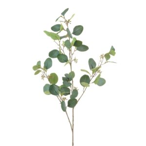 Eucalyptus Spray W/Berries Grey-0