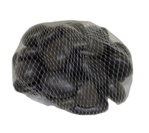 1kg 20-40mm River Stones Black-0