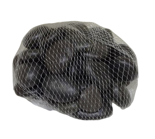 1kg 20-40mm River Stones Black-0