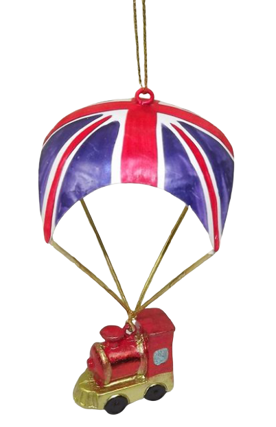 Union Jack Parachute w/Train-0