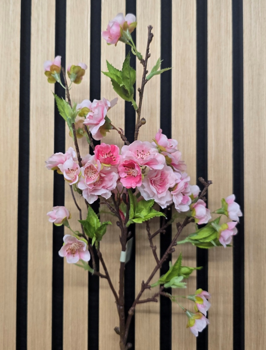 Fuji Blossom Spray 48cm Dk-Pink
