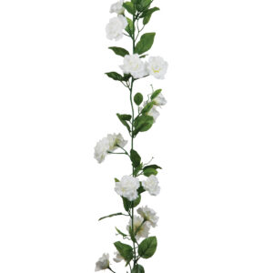 Rose Garland 180cm White-0