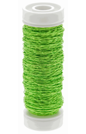 Bullion Wire Lime Green (0.3mm x 25g)-0