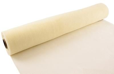 Eleganza Deco Mesh 53cm x 9.1m (10yds) Ivory-0