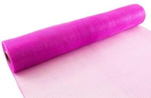 Eleganza Deco Mesh 53cm x 9.1m (10yds) Fuchsia-0