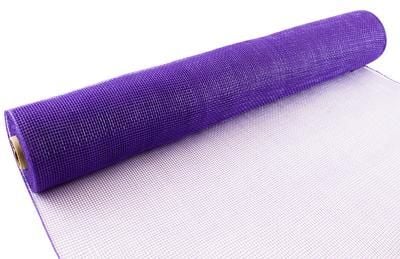 Eleganza Deco Mesh 53cm x 9.1m (10yds) Purple-0