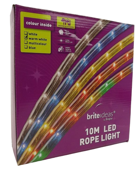 1000Cm Warm White 240 Led Rope Light-0