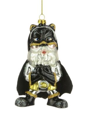 Glass Hero Bat-Santa 12Cm-0