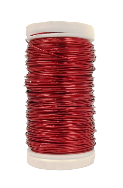 Metallic Wire Red (0.5mm x 100g)-0